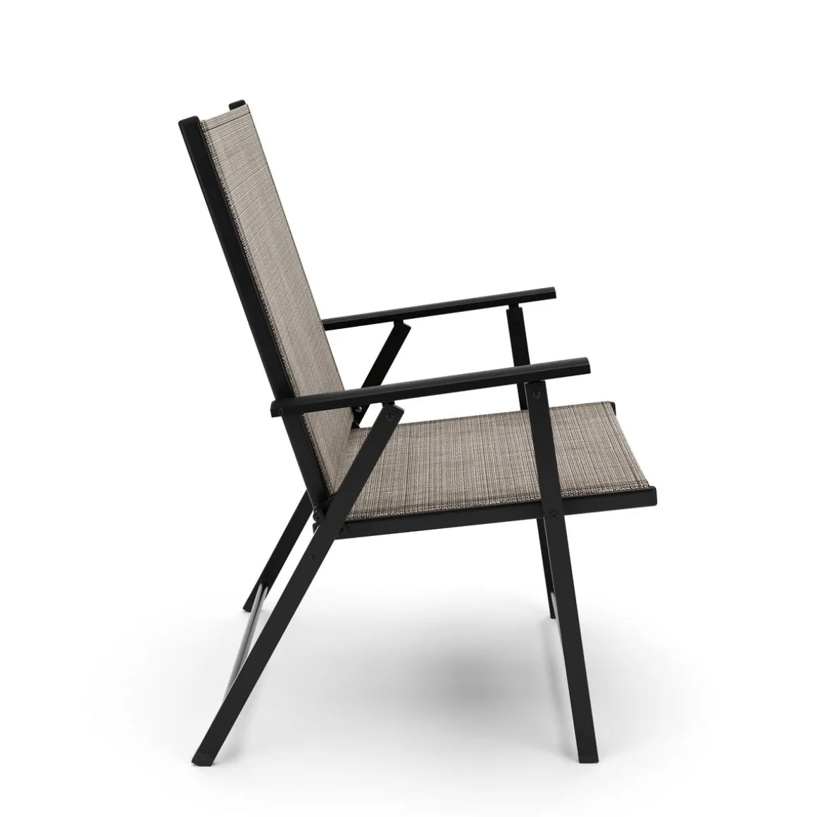 Gartenstuhl REA 4er Set braun/schwarz