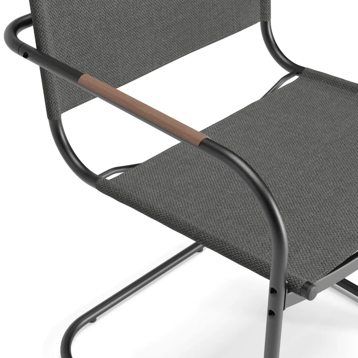 Gartenstuhl WARD 2er Set anthrazit