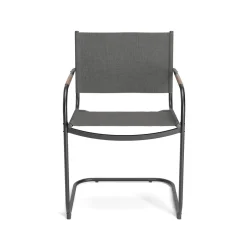 Gartenstuhl WARD 2er Set anthrazit