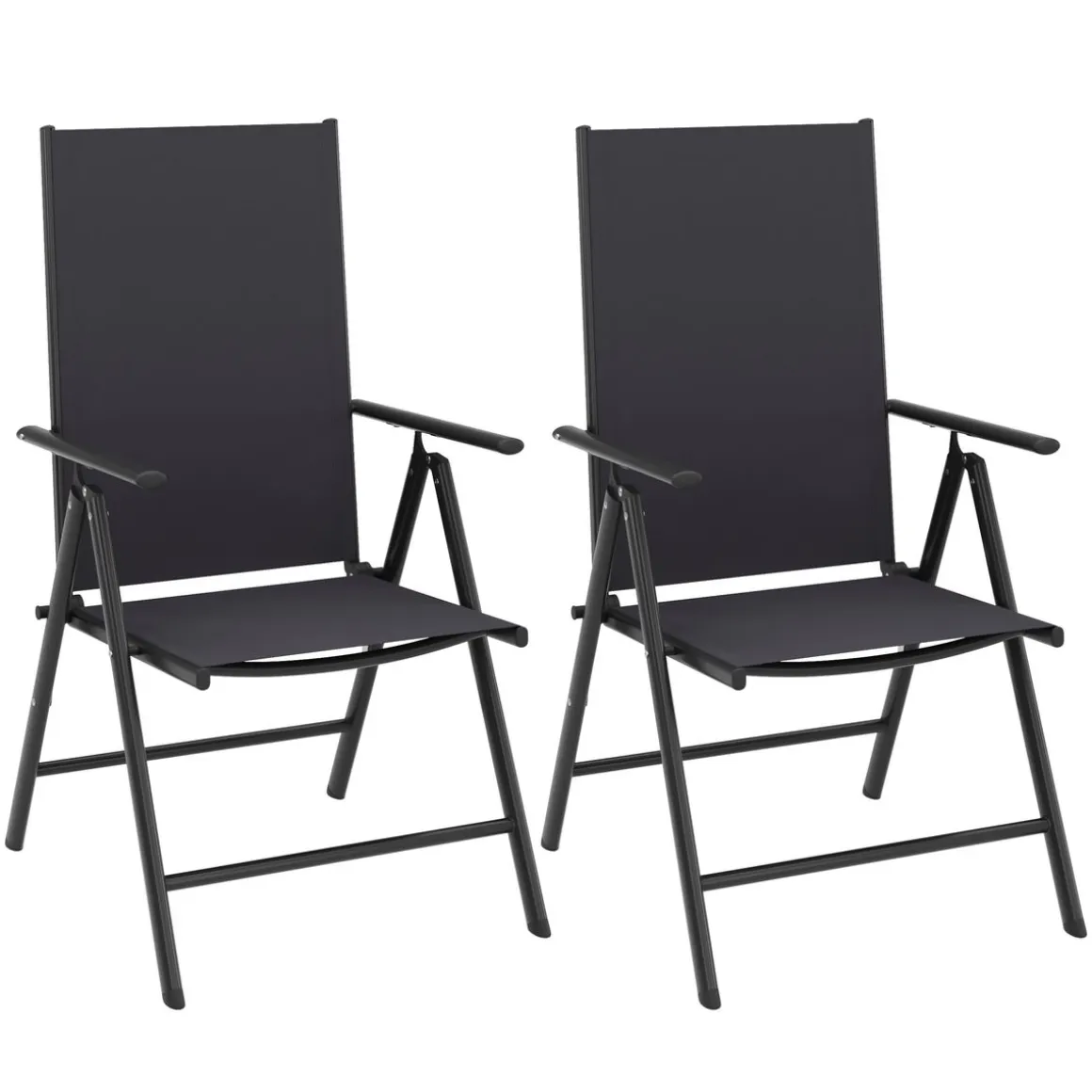 Gartenstuhl WILMA 2er Set anthrazit