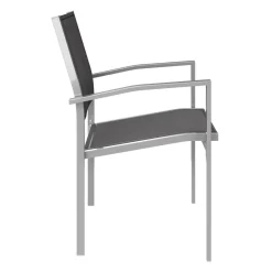 Gartenstuhl ZIA 2er Set anthrazit