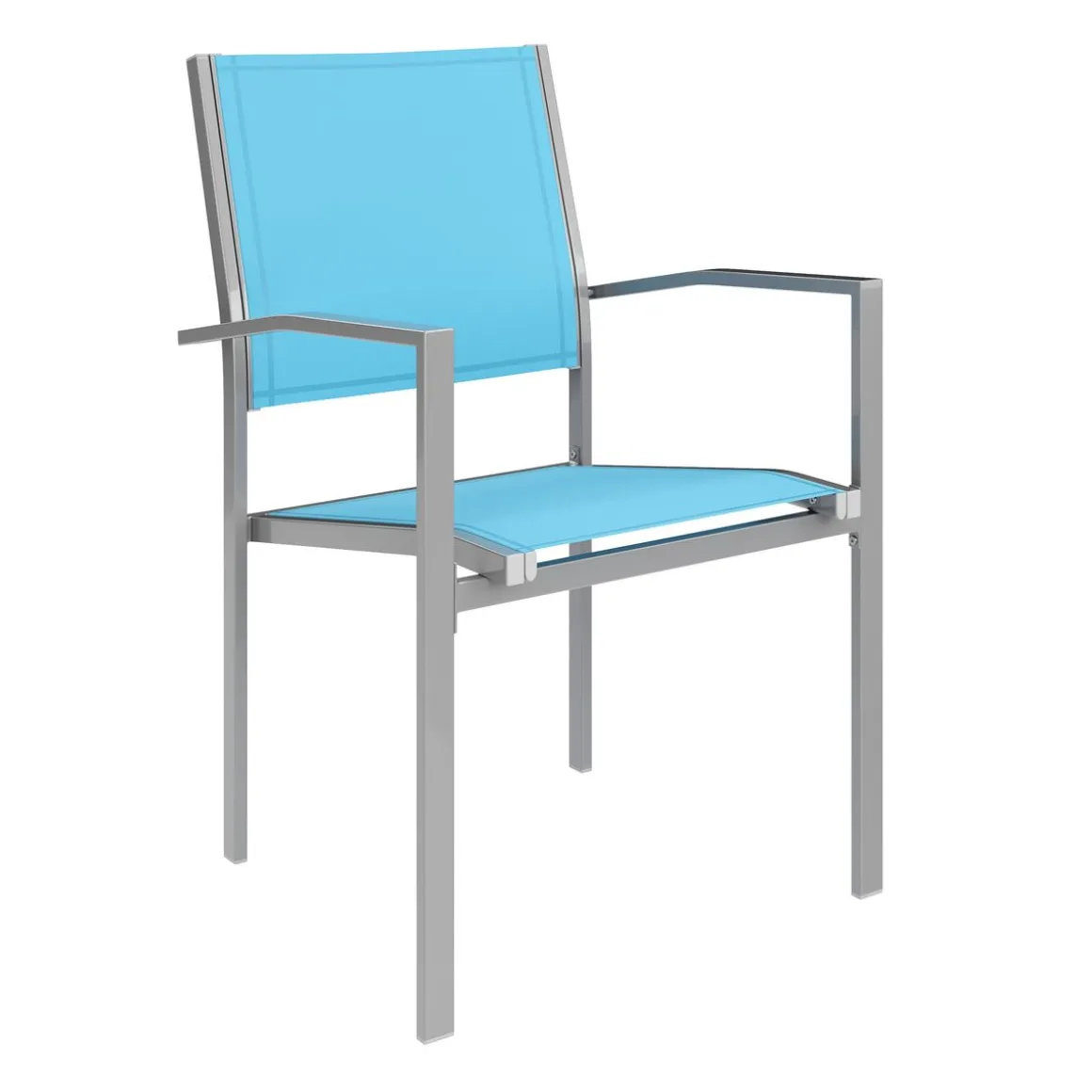 Gartenstuhl ZIA 2er Set blau