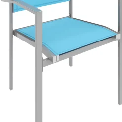 Gartenstuhl ZIA 2er Set blau