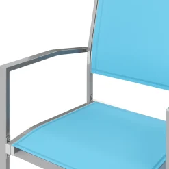 Gartenstuhl ZIA 2er Set blau