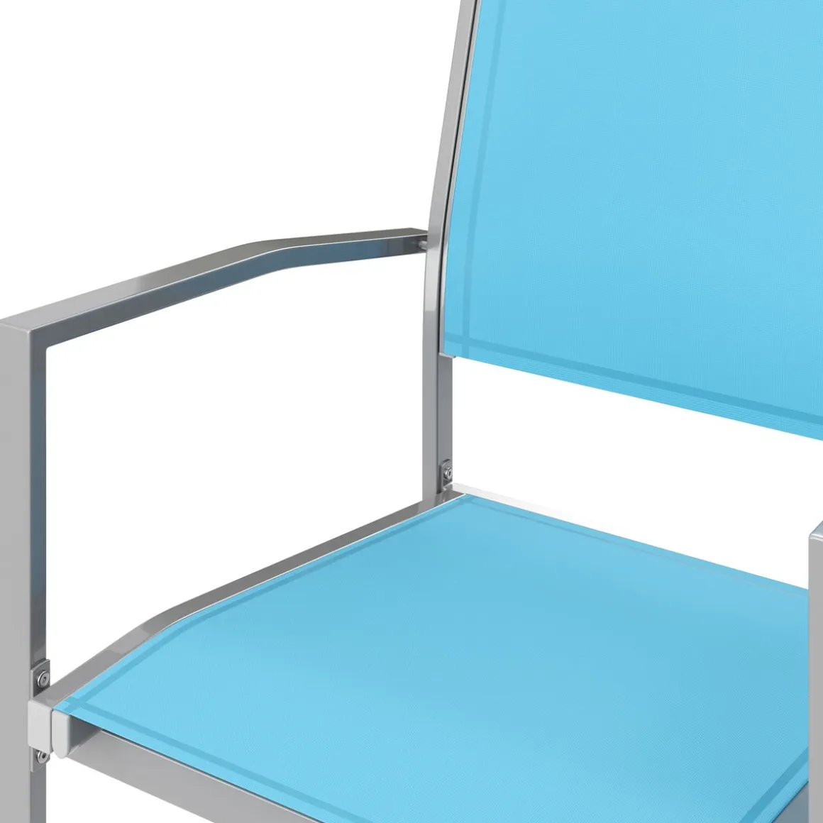 Gartenstuhl ZIA 2er Set blau