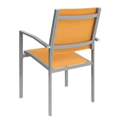 Gartenstuhl ZIA 2er Set orange