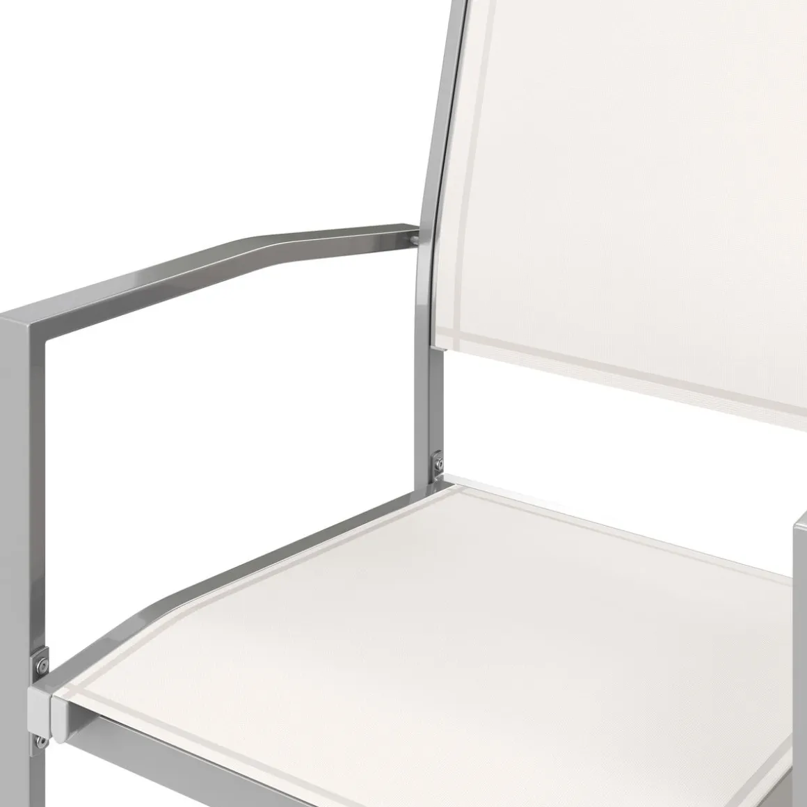 Gartenstuhl ZIA 2er Set weiss