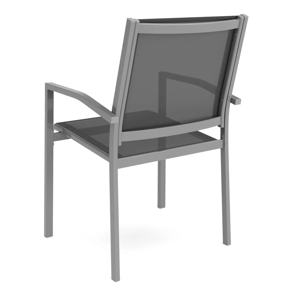 Gartenstuhl ZILLY 2er Set anthrazit