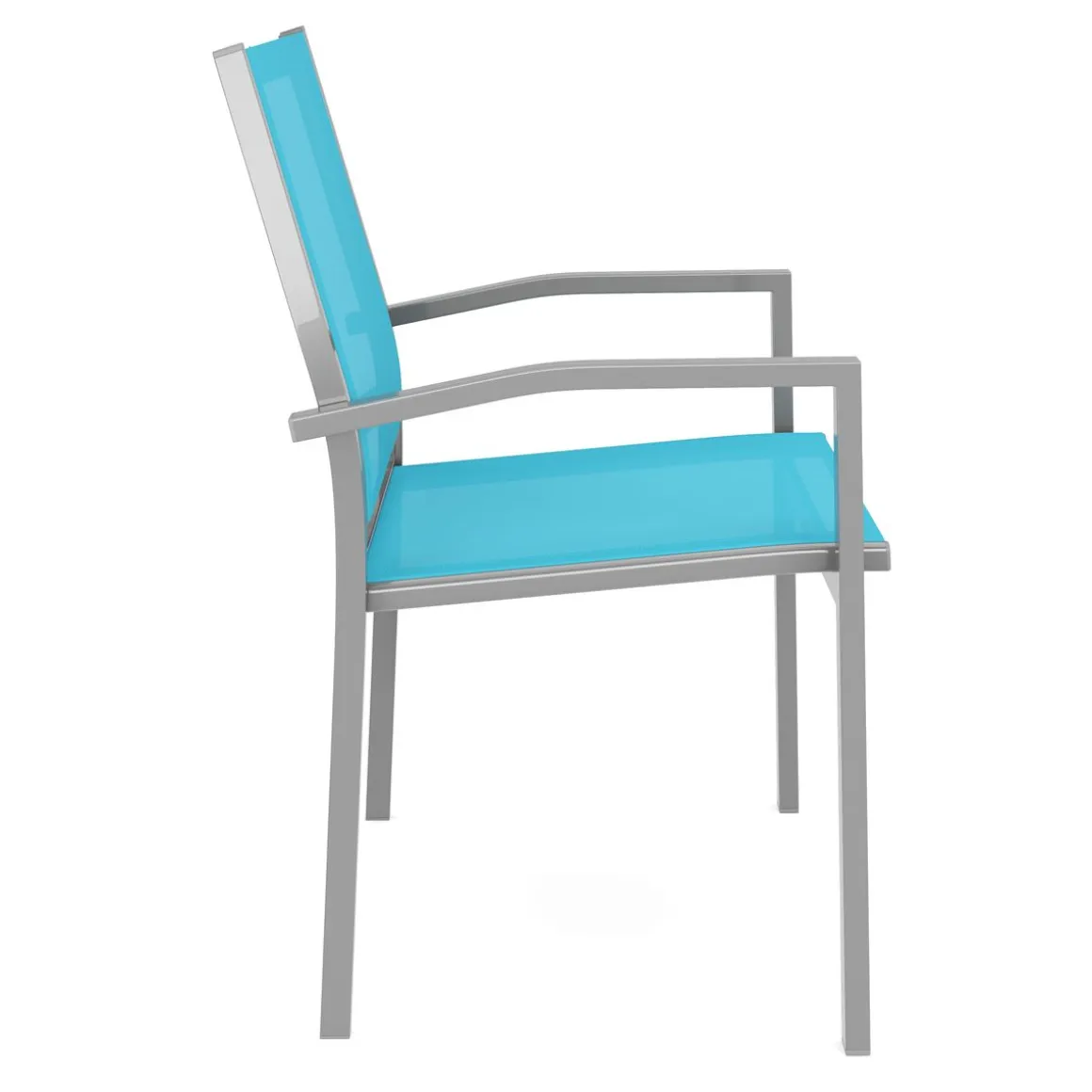 Gartenstuhl ZILLY 2er Set blau