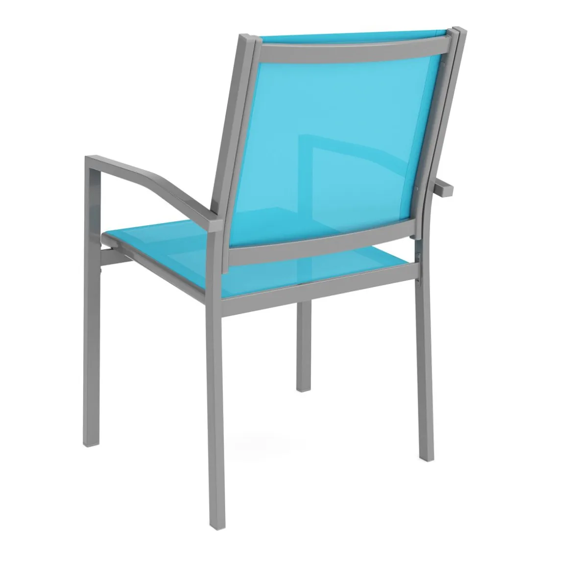 Gartenstuhl ZILLY 2er Set blau