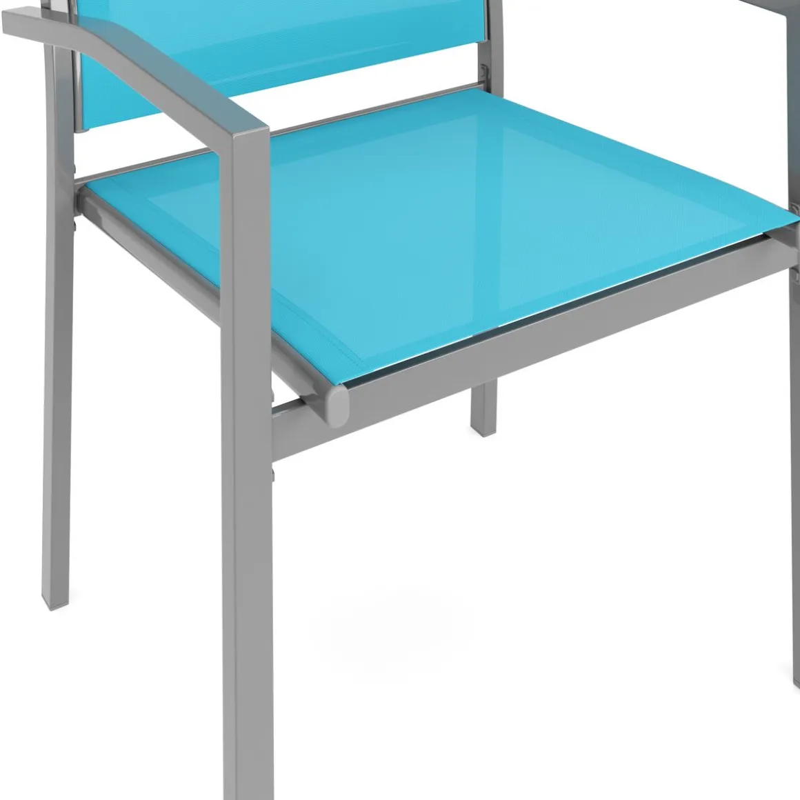 Gartenstuhl ZILLY 2er Set blau