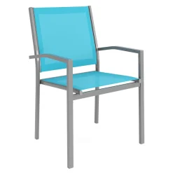 Gartenstuhl ZILLY 2er Set blau