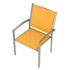 Gartenstuhl ZILLY 2er Set orange