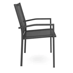 Gartenstuhl ZILLY 2er Set schwarz