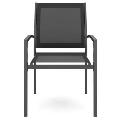 Gartenstuhl ZILLY 2er Set schwarz