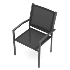 Gartenstuhl ZILLY 2er Set schwarz