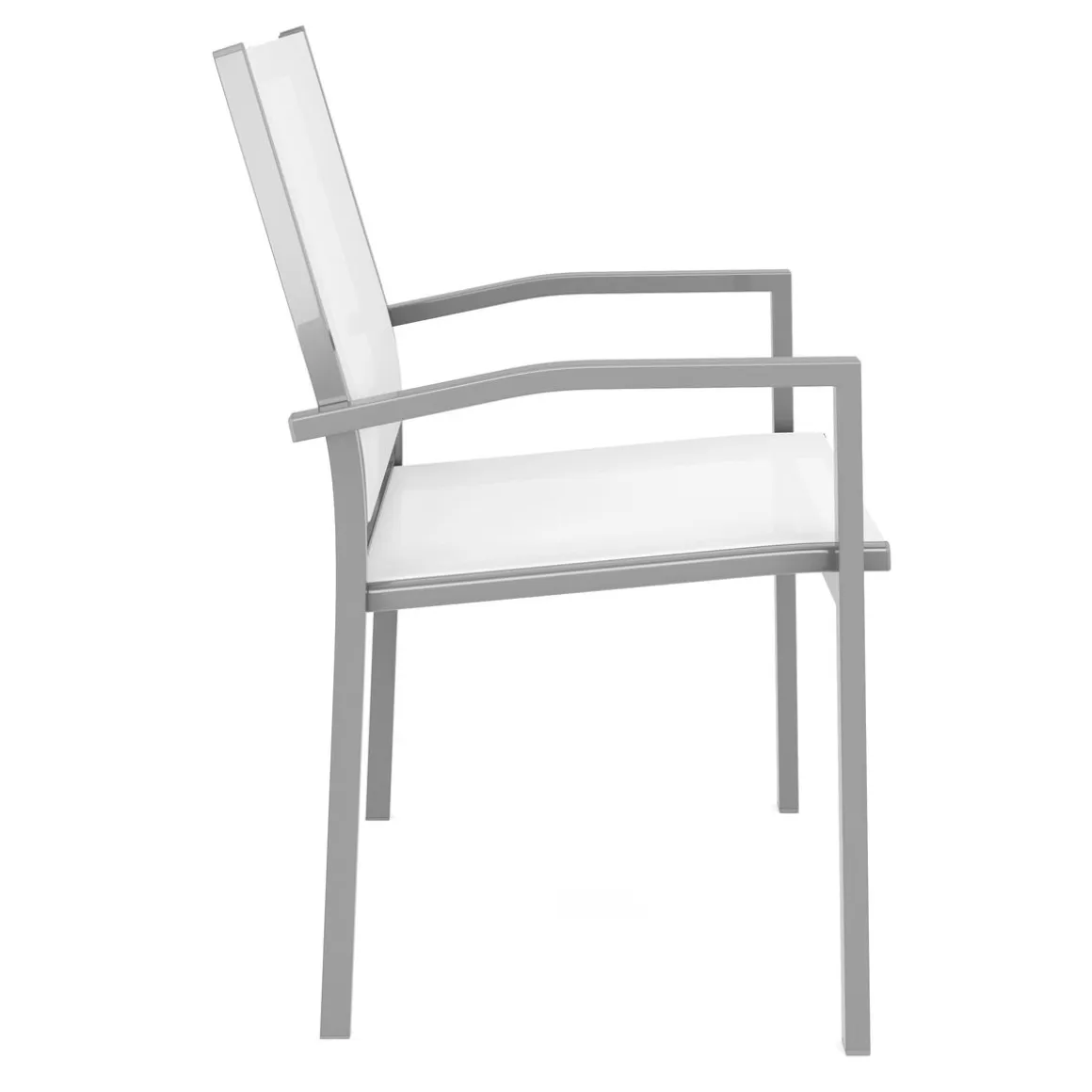 Gartenstuhl ZILLY 2er Set weiss