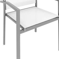 Gartenstuhl ZILLY 2er Set weiss