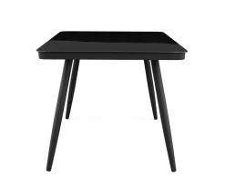 Gartentisch ARUBA 160 x 90 cm schwarz