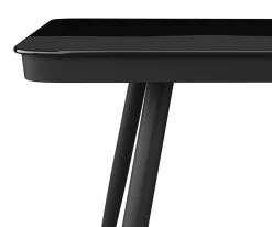 Gartentisch ARUBA 160 x 90 cm schwarz
