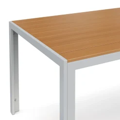 Gartentisch ENZI 180 x 90 cm braun