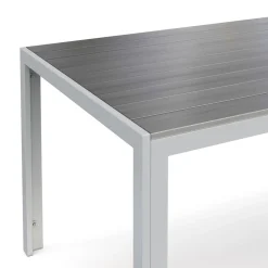 Gartentisch ENZI 180 x 90 cm grau
