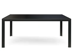 Gartentisch ENZI 180 x 90 cm schwarz