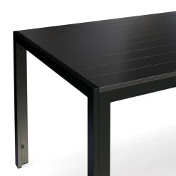 Gartentisch ENZI 180 x 90 cm schwarz