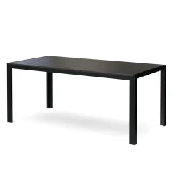 Gartentisch ENZI 180 x 90 cm schwarz