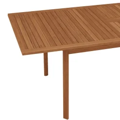 Gartentisch Holz ausziehbar AMADORA 180/240 x 95 cm