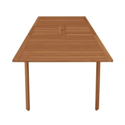 Gartentisch Holz ausziehbar AMADORA 180/240 x 95 cm