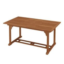 Gartentisch Holz ausziehbar MIRANDELA 160/220 x 90 cm
