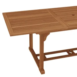 Gartentisch Holz ausziehbar MIRANDELA 160/220 x 90 cm