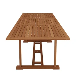 Gartentisch Holz ausziehbar MIRANDELA 160/220 x 90 cm