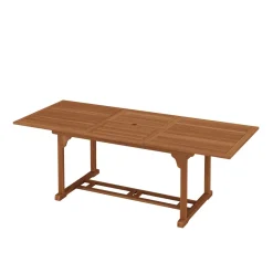 Gartentisch Holz ausziehbar MIRANDELA 160/220 x 90 cm