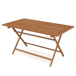 Gartentisch Holz CALABRIA 135 x 75 cm