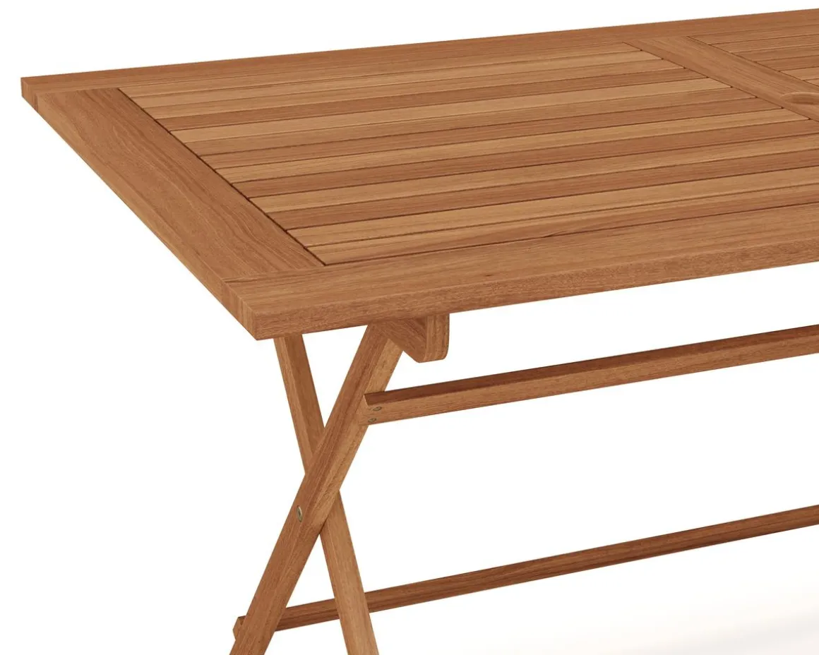 Gartentisch Holz CALABRIA 135 x 75 cm