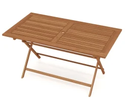 Gartentisch Holz CALABRIA 135 x 75 cm