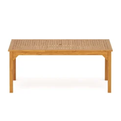 Gartentisch Holz LINDEN 180 x 90 cm