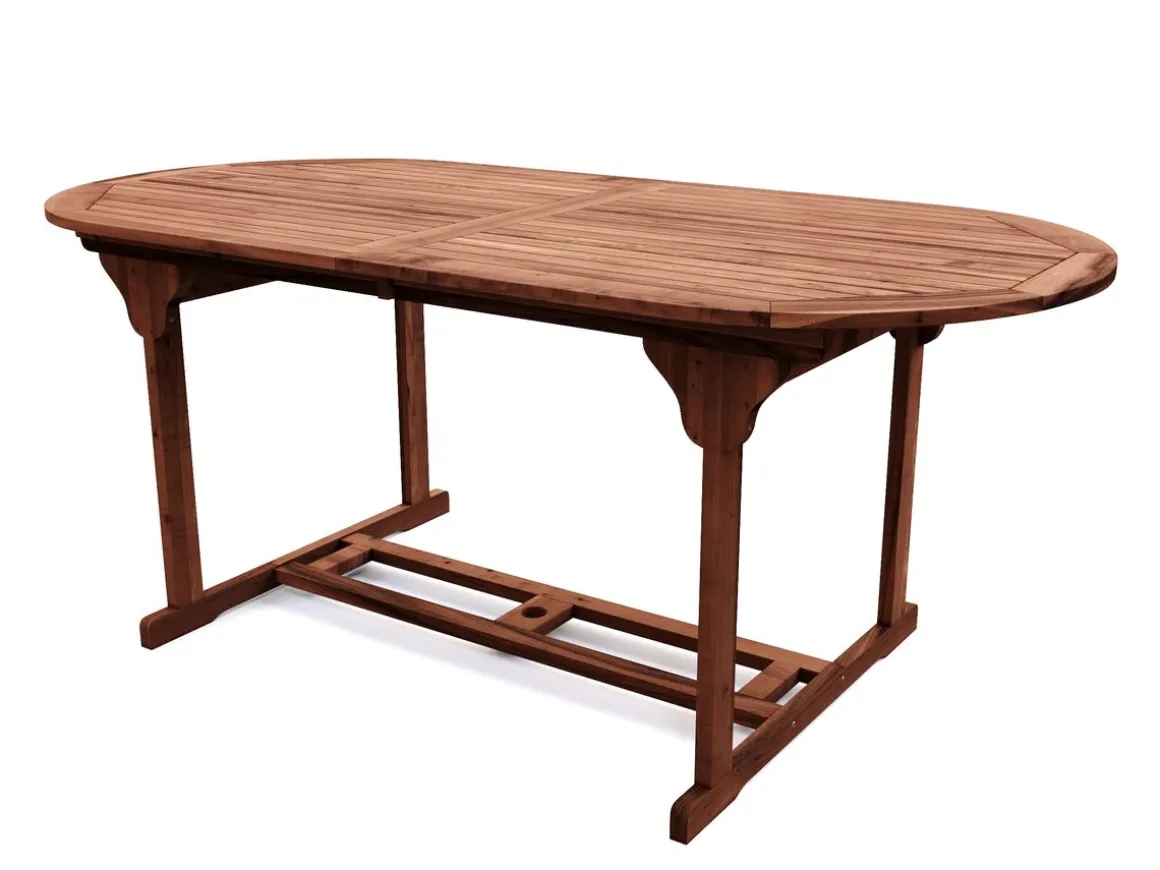 Gartentisch Holz LISSABON ausziehbar 180 - 240 cm