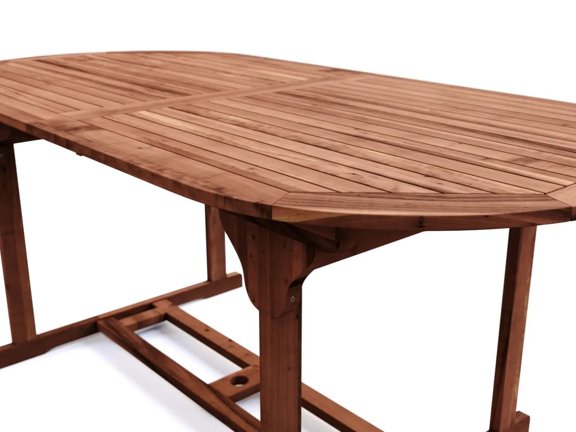 Gartentisch Holz LISSABON ausziehbar 180 - 240 cm