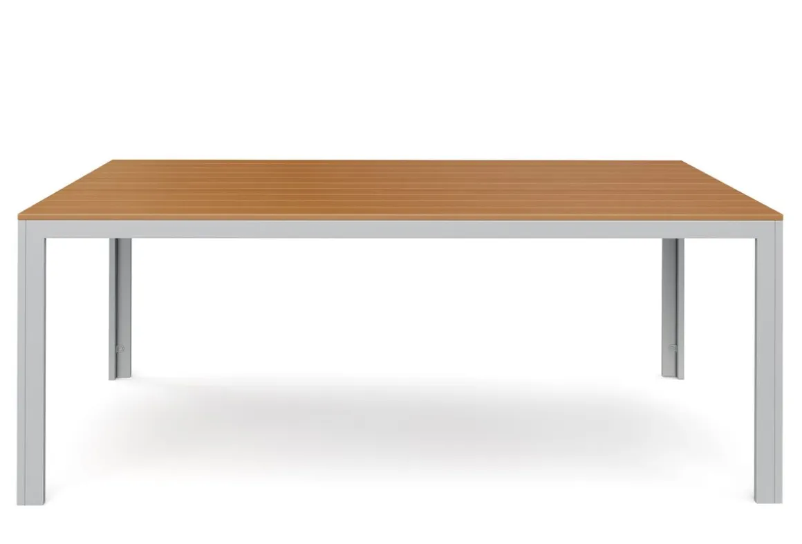 Gartentisch KAVO 200 x 100 cm braun