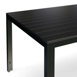 Gartentisch KAVO 200 x 100 cm schwarz