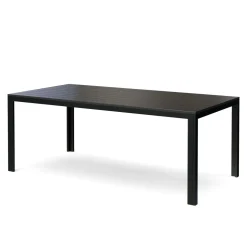 Gartentisch KAVO 200 x 100 cm schwarz