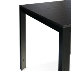 Gartentisch NELI 80 x 80 cm schwarz