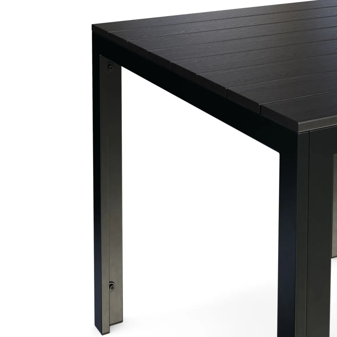 Gartentisch NELI 80 x 80 cm schwarz