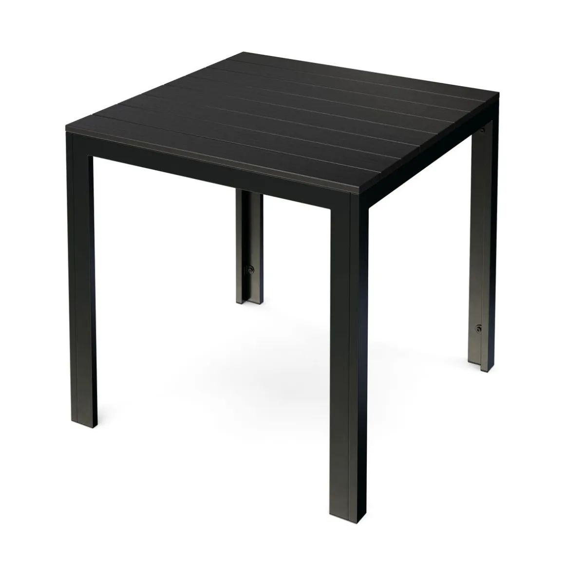 Gartentisch NELI 80 x 80 cm schwarz