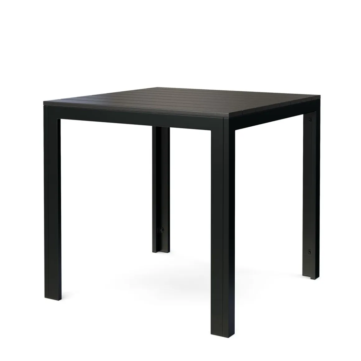 Gartentisch NELI 80 x 80 cm schwarz