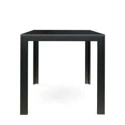 Gartentisch NELI 80 x 80 cm schwarz