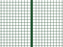 Gartentor Doppeltor mit Schloss 310 x 100 cm grün
